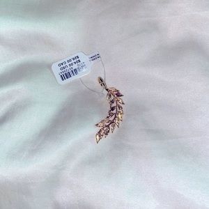 NWT Anthropologie Leaf Charm